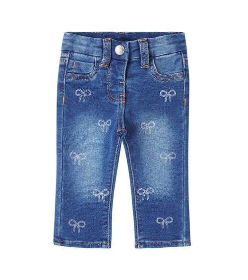 Baby bow-detail jeans