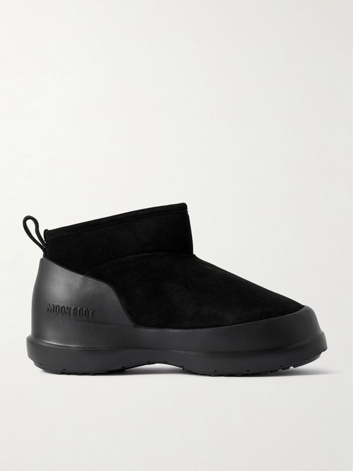 Bottines En Daim Luna Low - Noir