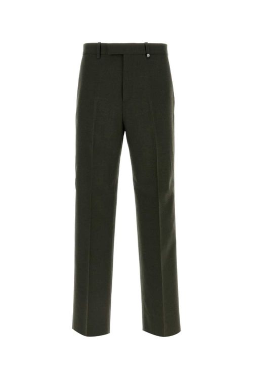 Wool Trousers — Green