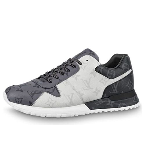 Run Away Sneakers 'White Monogram Ice and Dark Gray Monogram'