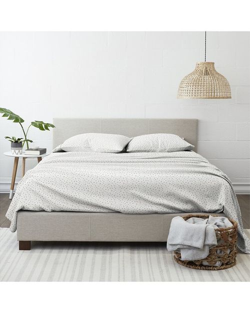 Ultra Soft Spotted Leaves 4Pc Sheet Set