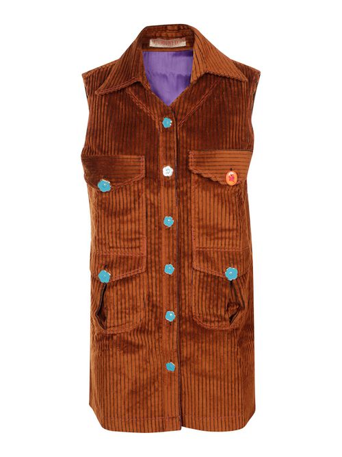 Corduroy short dress