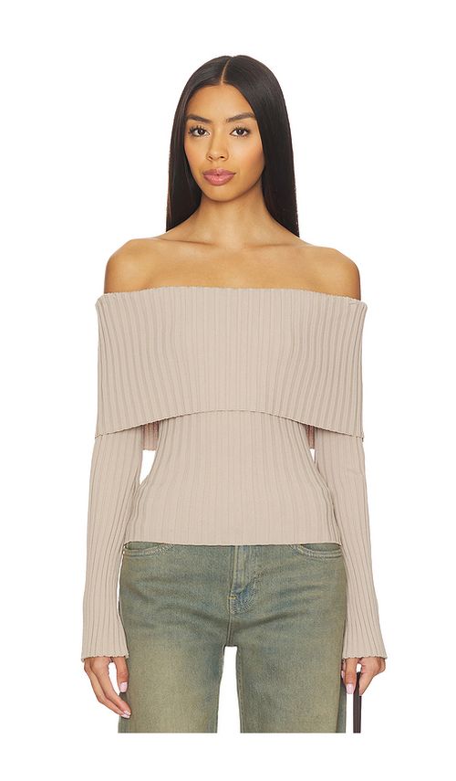 NIA Saffron Sweater in Oat. L also in S