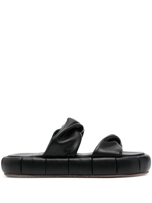 Air platform sandals - Black