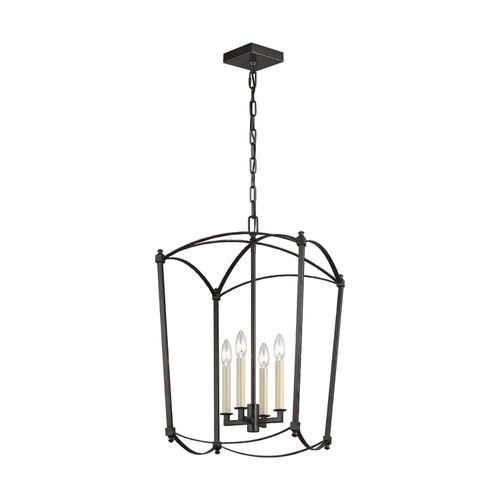 Visual Comfort Studio Thayer 4-Light Chandelier in Smith Steel by Sean Lavin