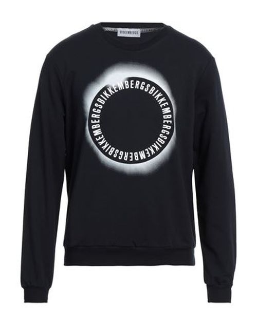 Bikkembergs Man Sweatshirt Midnight blue Size 38 Cotton