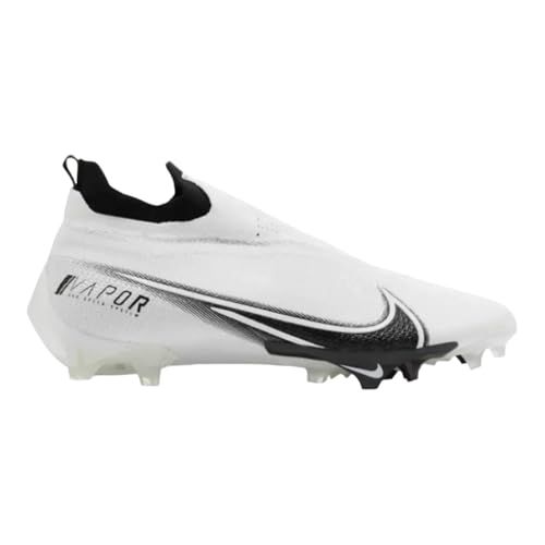 Nike Vapor Edge Elite 360 Flyknit CV6282-108 White-Black Men's Football Cleats