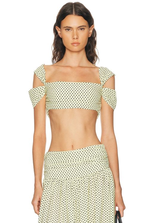 Françoise OBERTEIL SIA in Polka Dot Lemon - Yellow. 42 also