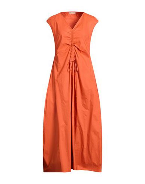 Woman Maxi dress Coral Size 4 Cotton