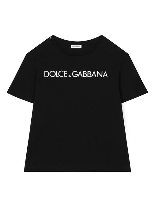 Logo-print cotton T-shirt - Black