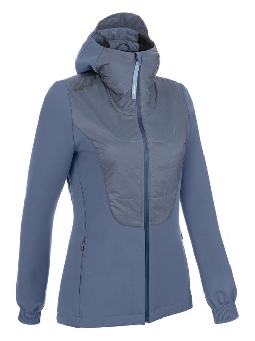 Quilted hooded jacket - Blue
