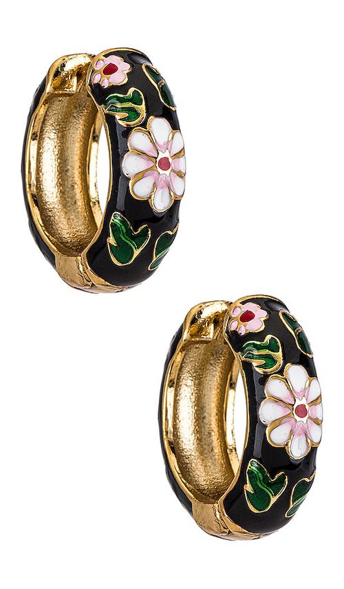 Petit moments Deco Hoops in Black