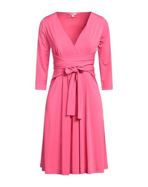 Rossopuro Woman Midi dress Fuchsia Size L Polyester, Elastane