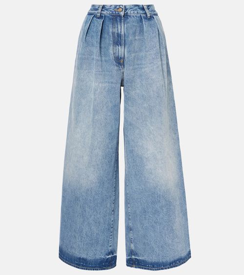 Sunny Crochet wide-leg jeans
