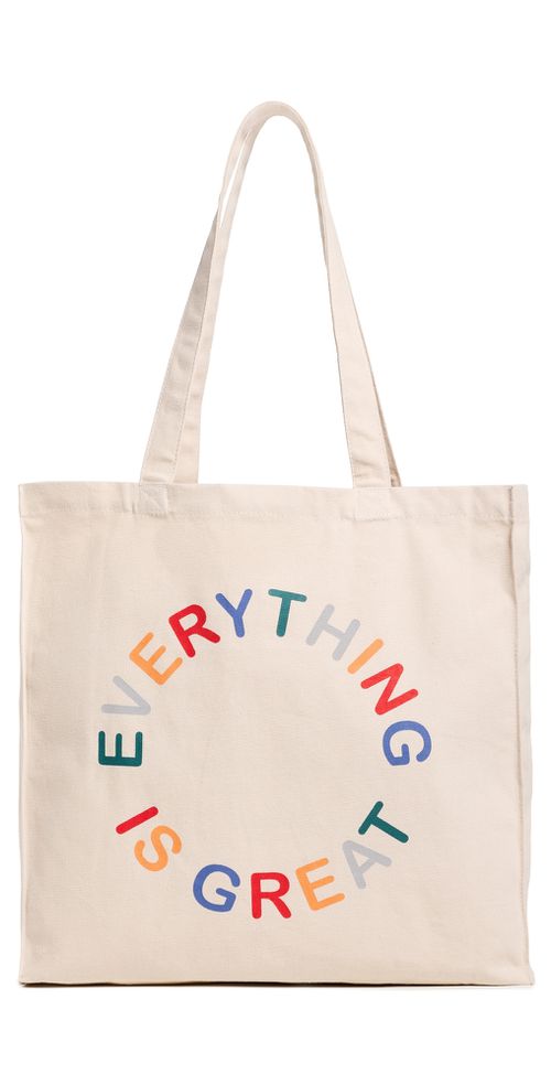 Carlos Everything Is Great Tote Natural One Size