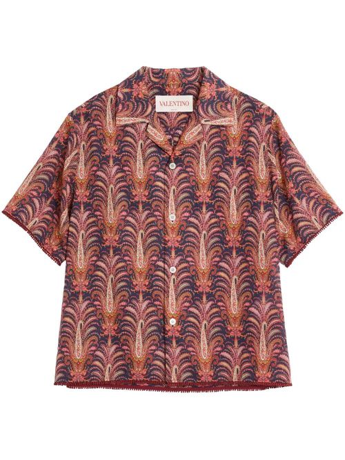 Valentino Garavani `Voyage Imaginaire` Bowling Shirt