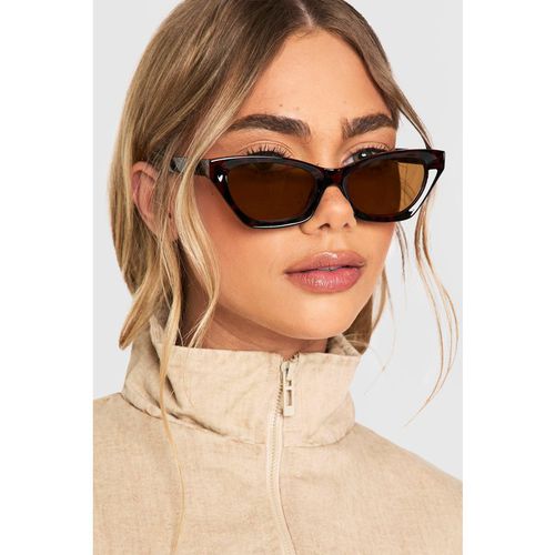 Womens Tortoise Cat Eye Sunglasses - Brown - One Size, Brown