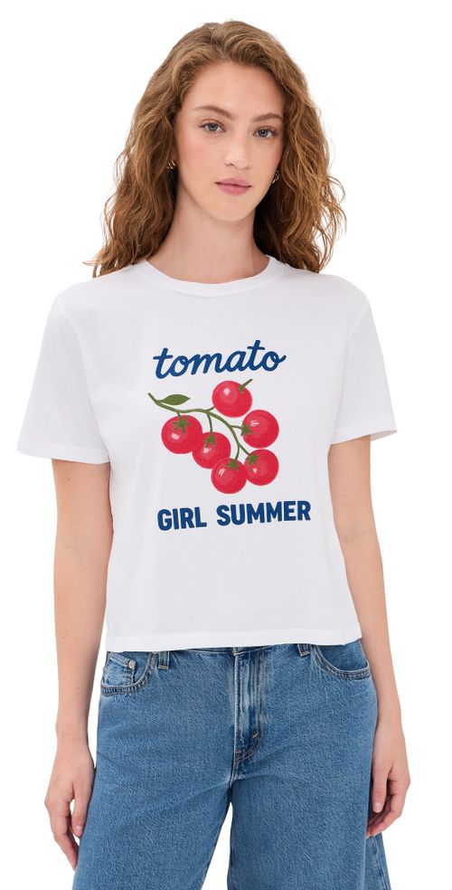 Tomato Girl Summer Everyday Tee White