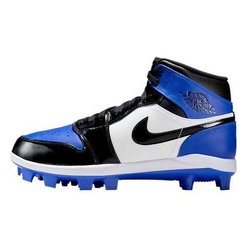 Jordan 1 Mid TD Men's Football Cleat (Game Royal/White/Black)