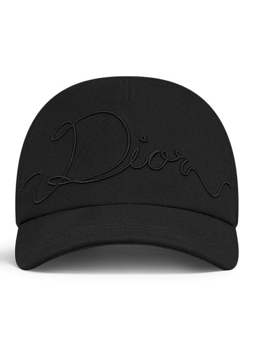 COTTON CANVAS RIBBON HAT - Christian Dior - Man