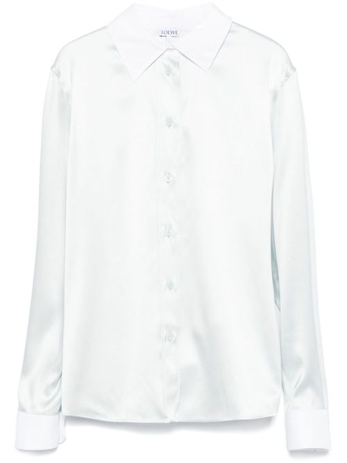 Satin shirt - Blue