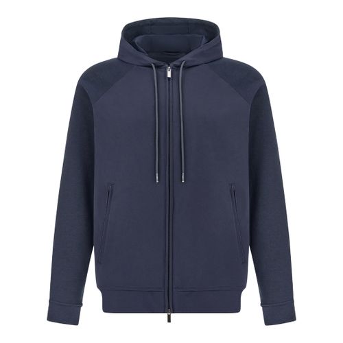 Hybrid sweatshirt in Dynamic and jersey, Man, Dama Blue