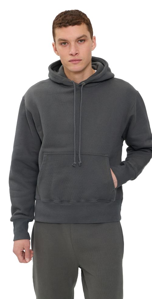 Loopback Hoodie Washed Black