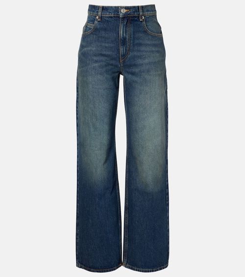 Dromie mid-rise straight jeans