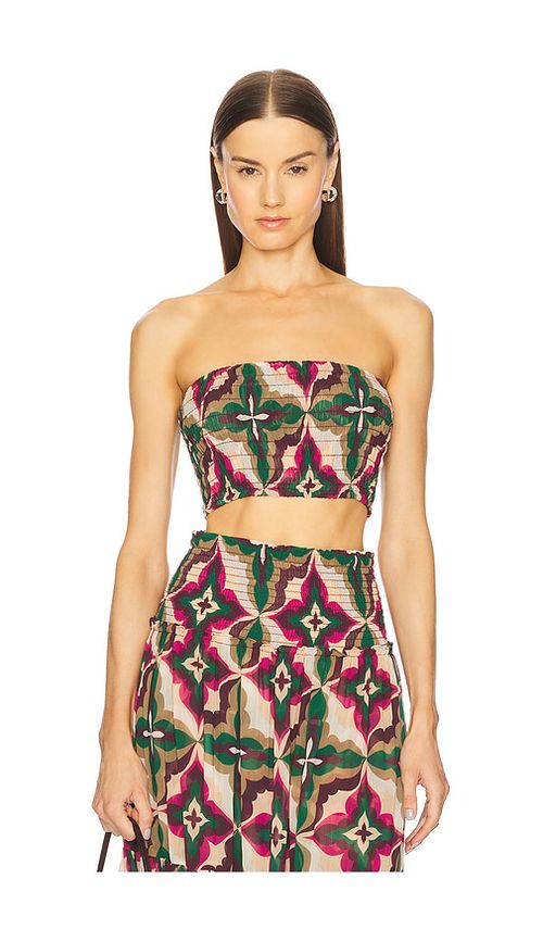 MISA Los Angeles Roksana Bandeau in Green,Brown. -  XS also in L