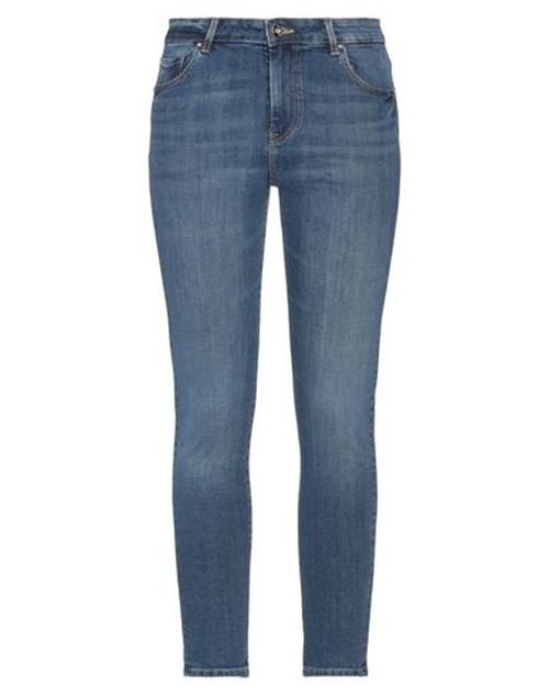 Woman Jeans Blue Size 25 Cotton, Elastane