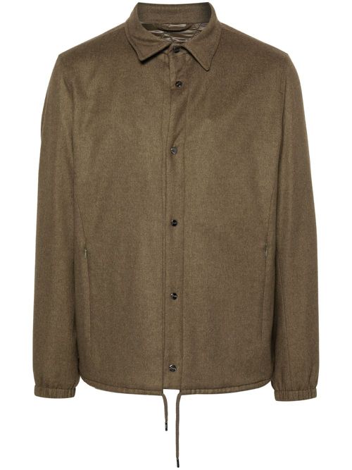 Padded shirt jacket - Green