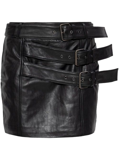 Leather skirt - Black