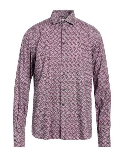 Man Shirt Plum Size 17 Cotton