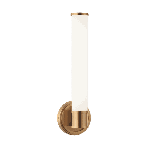 Matteo Steveston 1-Light Wall Sconce In Aged Gold Bra