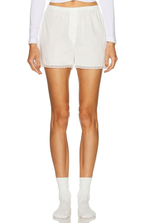 Cou Cou Intimates The Boxer Short in White - White. L also in XS