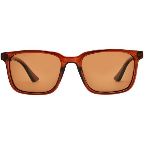 Boots Men's Sunglasses Polarized Crystal Brown Rectangle