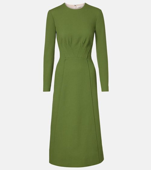 Collinson wool crêpe midi dress