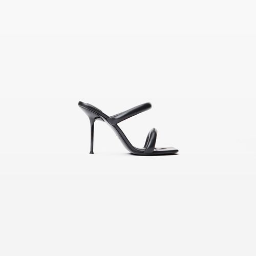 Women's Julie Tubular Sandal In Lambskin Black