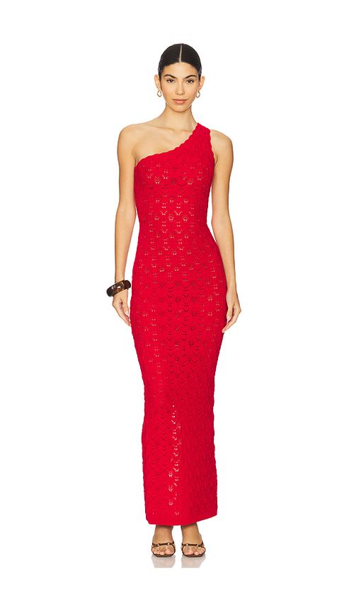 Ronny Kobo Zelda Knit Dress in Red.  XS. Also in L