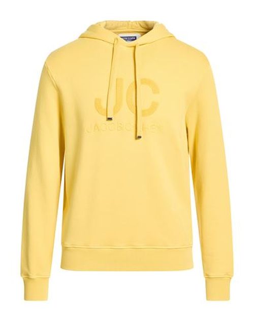 Jacob Cohёn Man Sweatshirt Yellow Size L Cotton, Polyamide