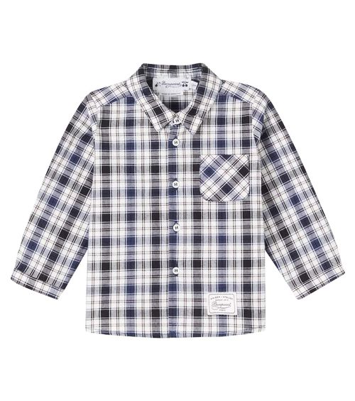 Baby Malo checked cotton shirt