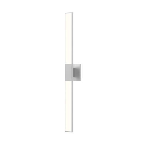 Planes 2-Light 32" Wall Sconce in Bright Satin Aluminu