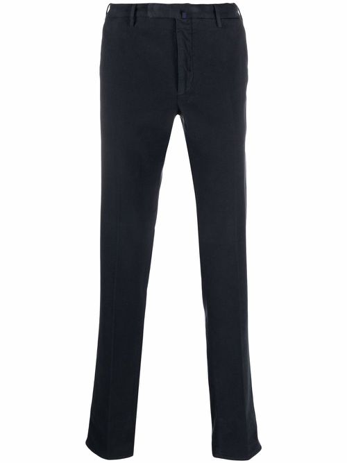 Incotex slim-cut chinos - Blue