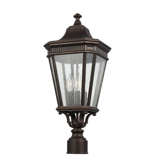 Generation Lighting Cotswold Lane 3-Light Outdoor Post Light in Grecian Bronze