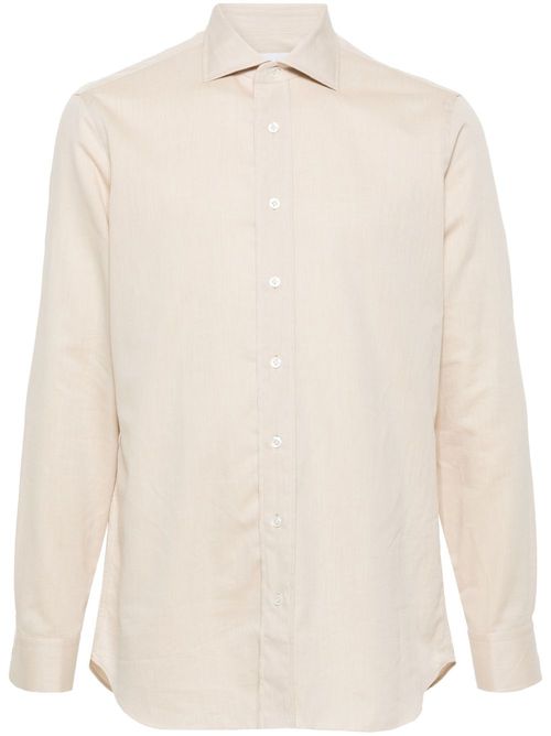 Wingtip-collar shirt - Neutrals