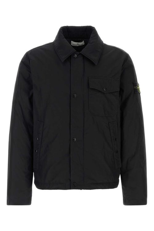 Down-Filled Down Jacket — Black