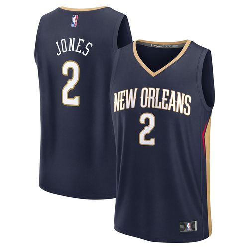 Men's Herbert Jones Navy New Orleans Pelicans Fast Break Replica Player Jersey