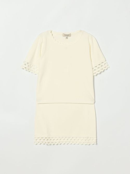 Dress Kids color White