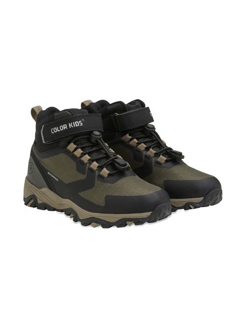 JR hook-and-loop waterproof boots - Green