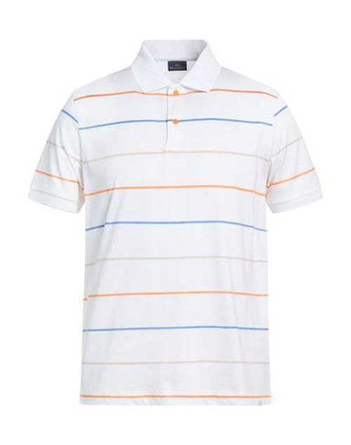 Man Polo shirt White Size L Cotton